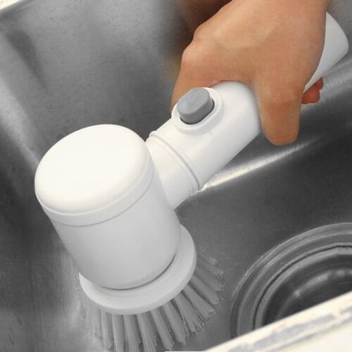 Home Dishwashing Brush Electric Spin Scrubber Bathtub Bathroom Cleaning Brush Household Accessories Lotion Tools Kitchen Items