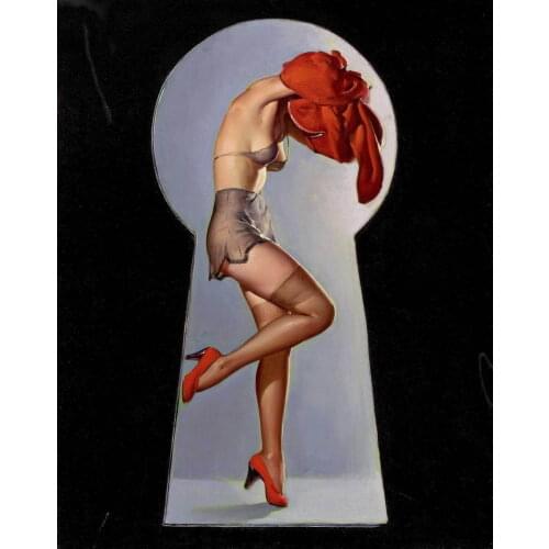 Gil Elvgren Pin Up Girls Art Film Print Silk Poster Home Wall Decor 24x36inch