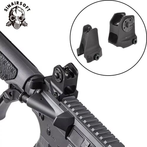 SINAIRSOFT A1.5 Fixed Rear Sight A1 Windage Adjustment Knob And Standard A2 Design Front For Airsoft Picatinny AR15 Iron
