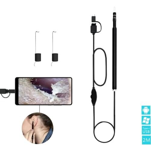 Endoscope USB Visual Ear Spoon Multifunctional Earpick Ear Cleaner Dental Tooth Cleaning Tools otoscopio medico Health Care
