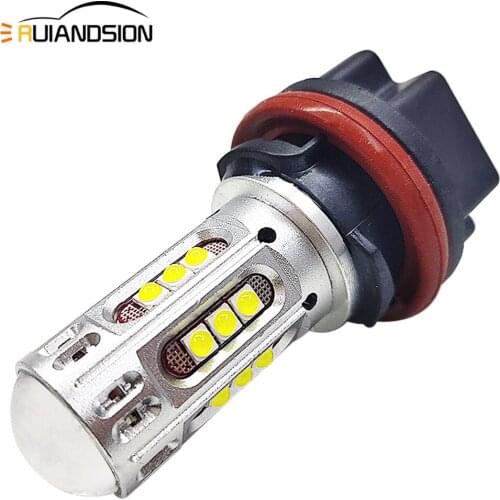 RUIANDSION 1 Pcs C'REE 25SMD HS5 1000Lm Powerful 11W 10V-30V 12V 24V Motorcycle Head Light 6000K For Honda Suzuki Moto Bulb