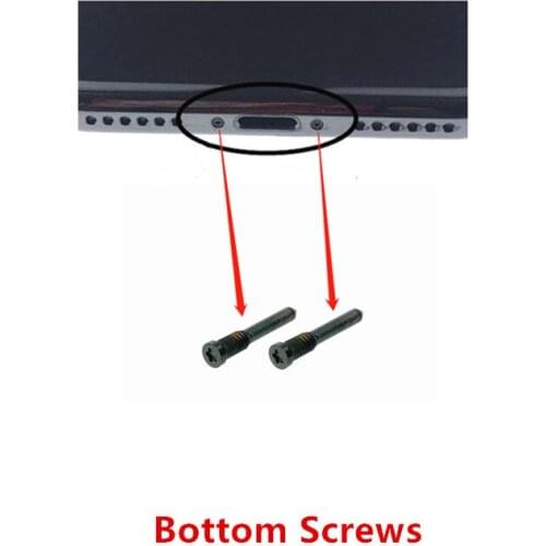 100pcs Bottom Screw Dock Connector Torx 5 Point Star Tail Pentacle Screws Replacement Repair Parts For iPhone 8 Plus X XR Xs Max