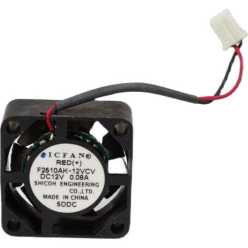 2pcs F2510AK-12VCV 25mm 2.5cm ICFAN 12V 0.08A 25*25*10mm 2510 Mini Micro Cooling Fans