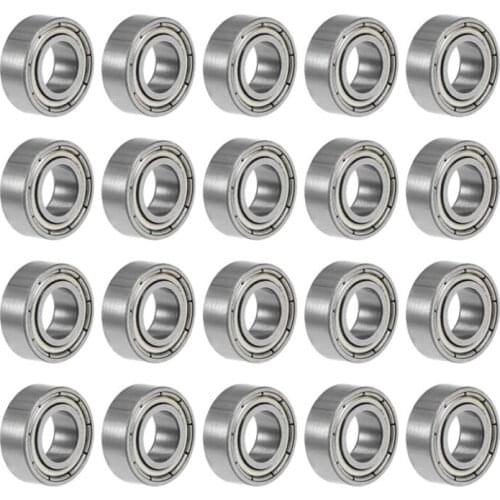 603ZZ Deep Groove Ball Bearing 3x9x4mm Double Shielded Bearing Steel Bearings 20-Pack