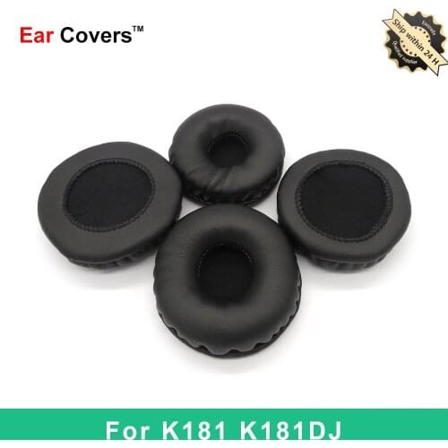 Ear Pads For AKG K181 K181DJ Headphone Earpads Replacement Headset Ear Pad PU Leather Sponge Foam