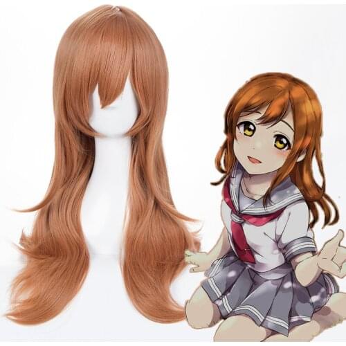 Anime Love Live Cosplay Wigs Kunikida Hanamaru Cosplay Heat Resistant Synthetic Wig Hair Halloween Party Women Cosplay Wig