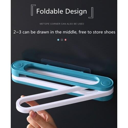 Save Space, Fold Into Three Bathrooms, Toilets, Wall-mounted sSippers, Towel Racks, Non-perforated Racks