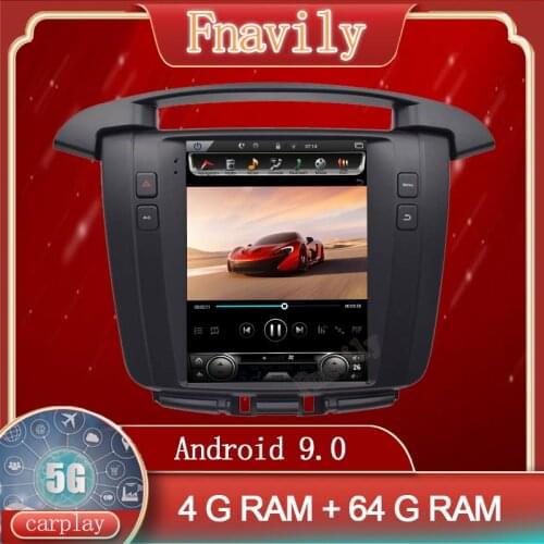 Fnavily Android 9 Car Radio For Toyota Innova Car Multimedia System Player GPS Navigation Vertical Screen Tesla Style 10.4" PX6