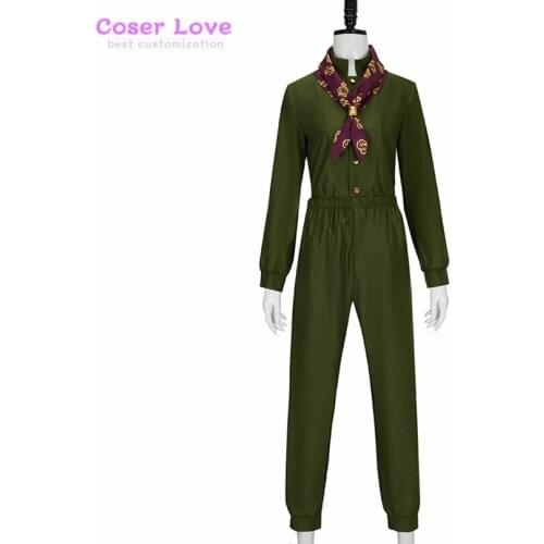 Hypnosis Mic Division Rap Battle Arisugawa Dice Army Green Cosplay costume Halloween Christmas party