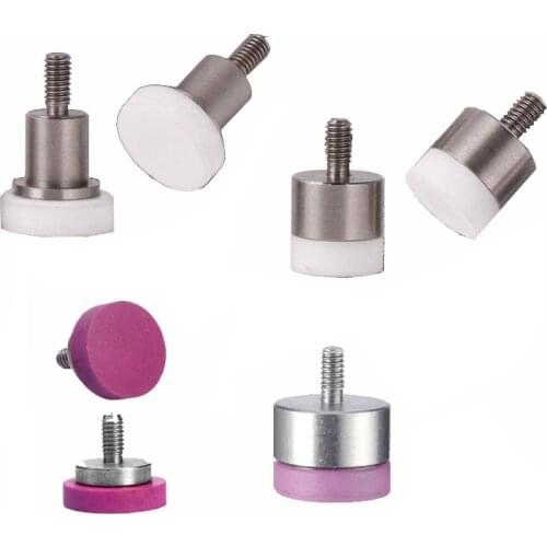 M2.5 Thread Ceramics Flat Plane Contact Pointed Indicator Probe for Digital or Dial Indicators Height Gauge red and white