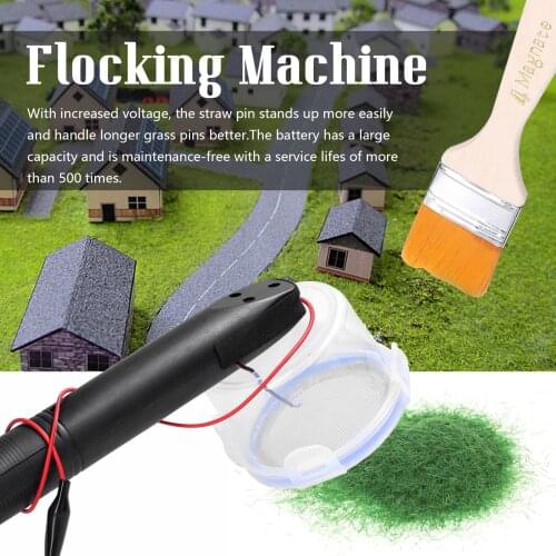 Building Modeling Tool Electrostatic Grass Planter Electrostatic Flocking Machine Artware Tool Static Grass Flock Applicator