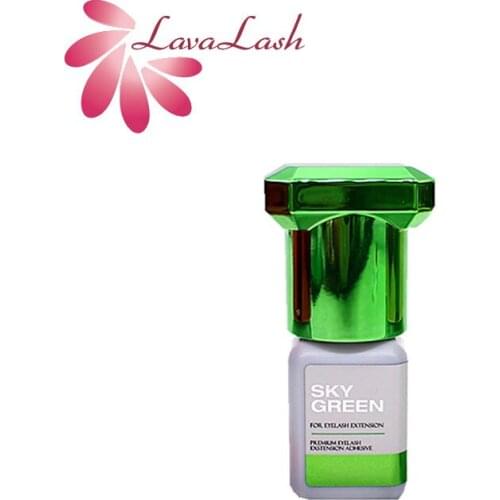 1 Pcs Sky Green Glue Sky New glue 5ml 3 sec Drying Lasts 5 Weeks Korea original Wholesale for Eyelash Extension Prossional Black