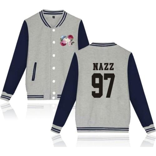 NEW FASHION K-Pop Korea Bigbang Flower Road Jacket Fashion Casual Winter Women K-Pop Korea Hip Hop Fans Baseball Jacket Clothes