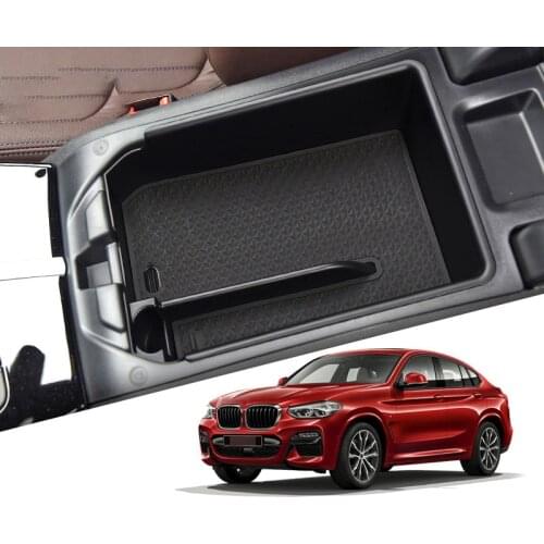 Car Center Console Organizer Storage Box Accessories Armrest Storage Box For-BMW X3 G01 2018-2021 X4 G02 2019-2021