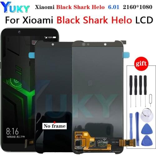 Original Amoled Voor For Xiaomi Black Shark Helo Lcd Voor Xiaomi Black Shark Helo Lcd Touch Screen Digitizer Vergadering lcd