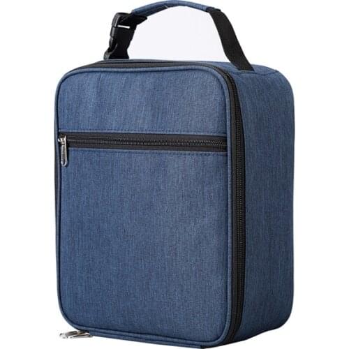 Portable lunch bag thermal picnic box stylish ice pack thermal meal drinks milk cans holder insulated cool bag small cooler bag