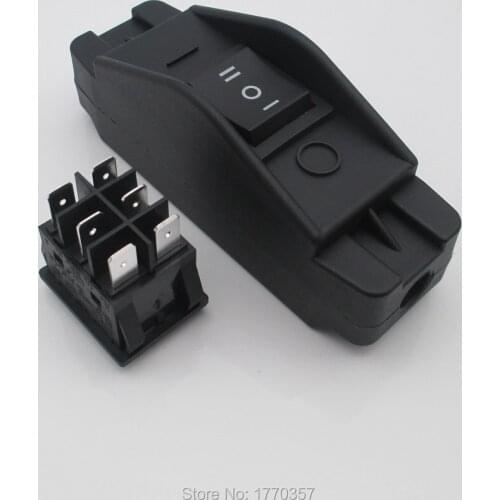 1 PCS 6-pin 3rd gear steering reversing double-pole double-throwing high temperature resistance high current 30A