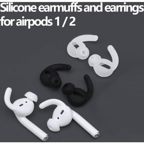 Earphone Silicone Cover Sports Anti Slip Ear Hook Earplug Accessories For Xiaomi Air2s Apple Airpods1 / 2