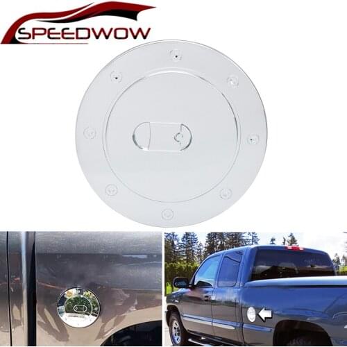 SPEEDWOW Car Tank Covers Stickers Auto Fuel Gas Door Cover For Chevy Chevrolet Silverado GMC Sierra 99-06 Chevy Suburban/Tahoe