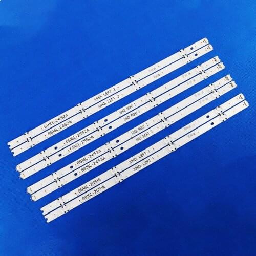 LED Backlight strip 8 Lamp For 49" V16 ART3 2452 2453 2551 2552 49UH6500 49UH650V 49UH661V 49UH668V LC490DGG FJ M6 M5 49UH656V