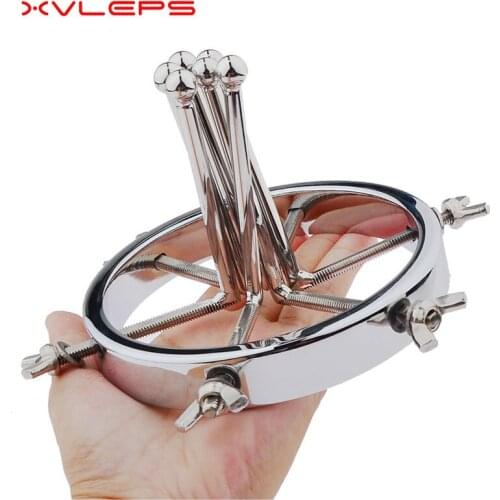 Xvleps Stainless Steel Aanl Dilator bdsm Sex Toys for Adults Butt Plug Anus Vaginal Expander Speculum Chastity For Women Men
