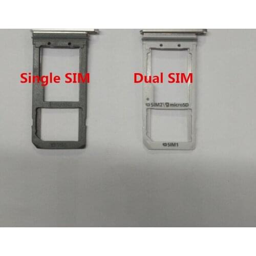 100PCS/Lot For Samsung Galaxy S7 G930 G930F New Dual/Single SIM Card Tray Holder Slot Replacement Parts
