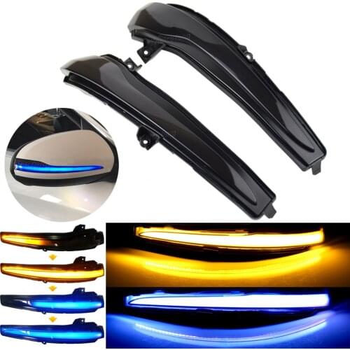 2Pieces For Mercedes Benz C Class W205 E W213 S W222 W217 Dynamic LED Turn Signal Blinker Sequential Side Mirror Indicator Light