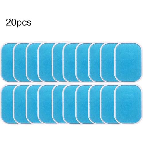 20pcs Gel Pads for EMS Trainer Abdominal Gel Stickers Fitness Hydrogel for Abdomen Muscle Stimulator Slimming Massage Machine