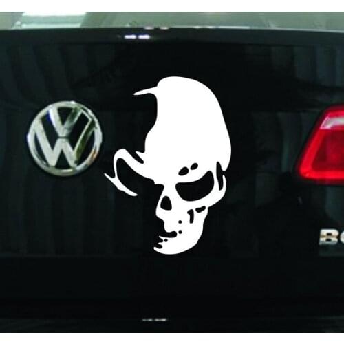 Car Stickers Skull Ghost Rider Devil Creative Decals For Tail Windshiled Waterproof Auto Tuning Styling 18x13cm D10