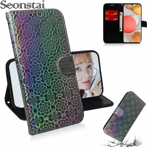 Bling Flip Case For Samsung Galaxy A21S A71 A51 A42 A41 M51 A01 M01 M31s S20 Lite Note20 Ultra Stand Wallet Leather Soft Cover