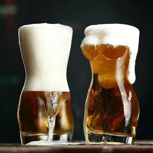 3D Beer Stein Male Female Shaped Custom Design Shot Glasses Tequila Vodka Whiskey Bourbon Funny Durable Style 700ML