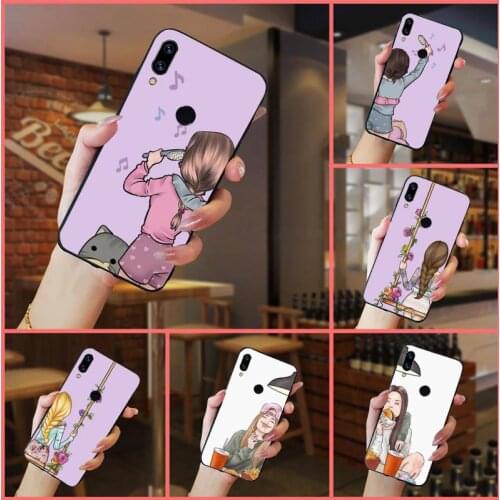 Girls Bff Best Friends Forever Always Phone Case For Xiaomi Mi A1 A2 5 6 6PLUS 8 9 SE Lite MIX 2 2S MAX 2 3 Pocophone F1