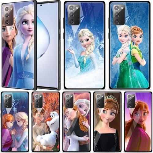 Disney Princess Aisha Ann for Samsung Galaxy Note 20 Ultra 10 Lite Plus 9 8 5G A70 A50 A40 A30 A20 Tempered Glass Phone Case