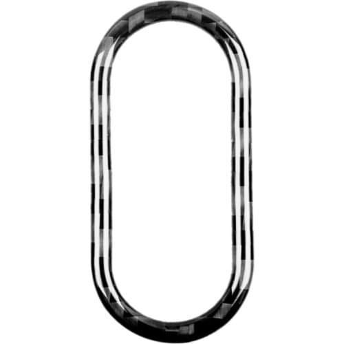 Carbon Fibre Interior Warning Light Button Switch Time Cover for MINI Cooper F55 F56 Countryman F60