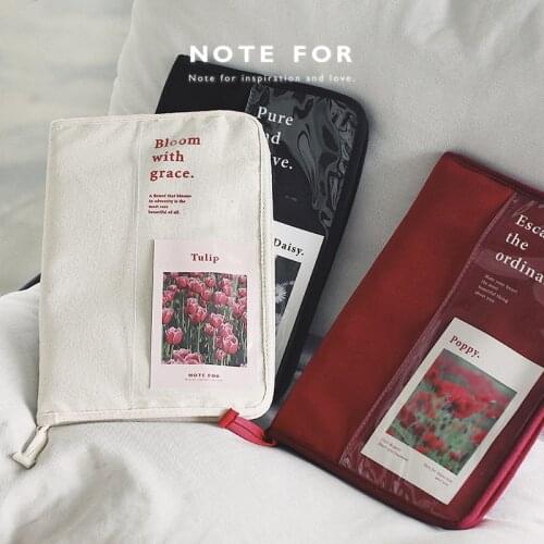 Flower Shop Tablet Storage Bag Laptop Case South Korea ins Girl Heart iPad pro 9.7 inch Canvas Pvc Storage Bag