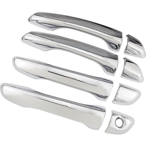 For Hyundai Solaris HCR 2017 2018 2019 2020 Chrome Exterior Door Handle Cover Chromium Styling Moulding Frame Bezel