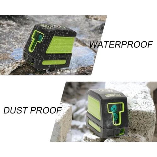 Huepar T01G Self-leveling Vertical & Horizontal Lasers Green Beam Cross Line Laser Level Nivel Laser with Osram Laser Head Model