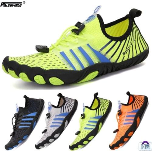 Mens Barefoot Five Fingers Shoes Summer Running Shoes for Men Outdoor Lightweight Quick Aqua shoes pscownlg-h2 Sports Sneakers