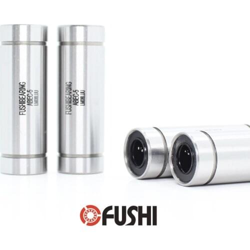 LM10LUU Linear Motion Bearing 10*19*55 mm ( 4 Pcs ) Long Type LM10 LM 10mm Linear Bearings LM10 LUU