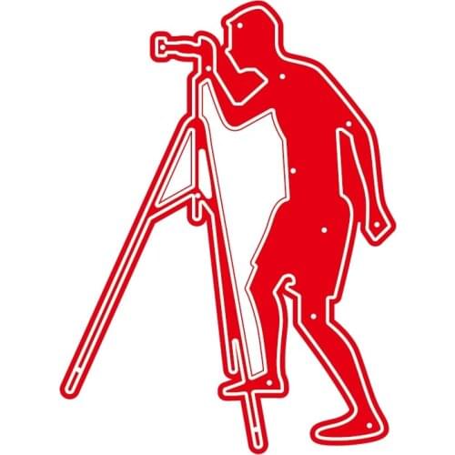 Customizable Metal Cutting Dies Men Photography 2021 New Crafts Stencil for DIY Scrapbooking