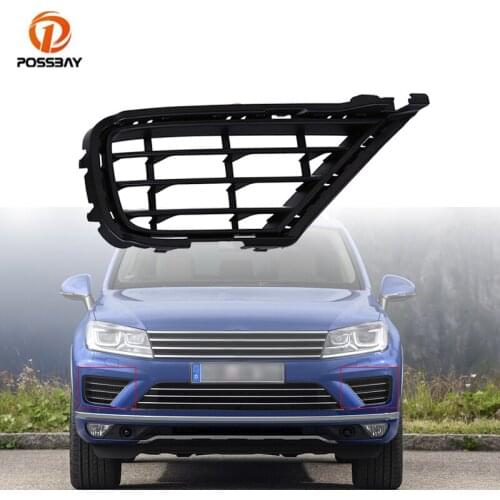 Car Right Front Bumper Lower Mesh Grille 7P6853665B 7P6853666B Exterior Parts for VW Touareg Typ 7P Facelift 2015 2016 2017