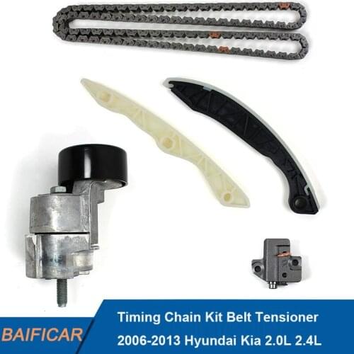 Baificar Brand New Genuine Timing Chain Kits Belt Tensioner 24431-25001, 25281-25000 For 2006-2013 Hyundai Kia 2.0L 2.4L