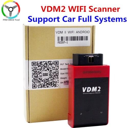 OBD2 UCANDAS VDM2 Full system V5.2 Bluetooth/Wifi OBD2 VDM II for Android VDM 2 OBDII Code Scanner PK easydiag Update free