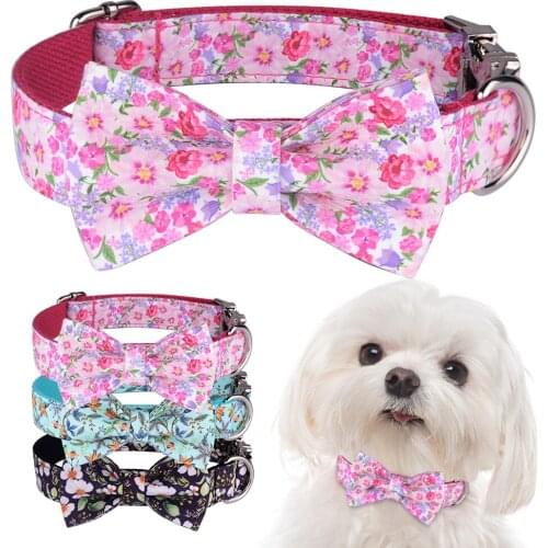 Colorfast Customized Products Engraved Dog Collar Regulable Nylon Personalized Dog Collar ID Tag Small Large Cat Pet Dog Collar