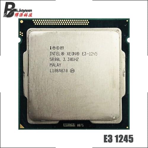 Intel Xeon E3-1245 E3 1245 3.3 GHz Quad-Core CPU Processor 8M 95W LGA 1155
