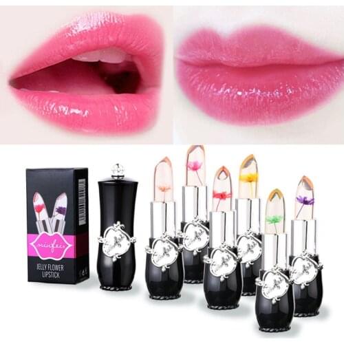 Transparent Jelly Lip Balm Black Lasting Waterproof Color Change By Temperature Lips Makeup Moisturizing Lipsticks