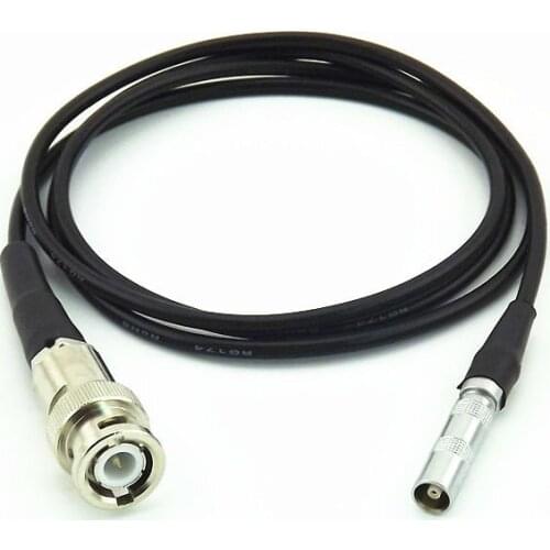 Cable Equality FFA.00S C5 1Pin / BNC Q9 C5-Q9 C5-BNC Male plug Connector for Ultrasonic Equipment Flaw Detector 3FT~10M