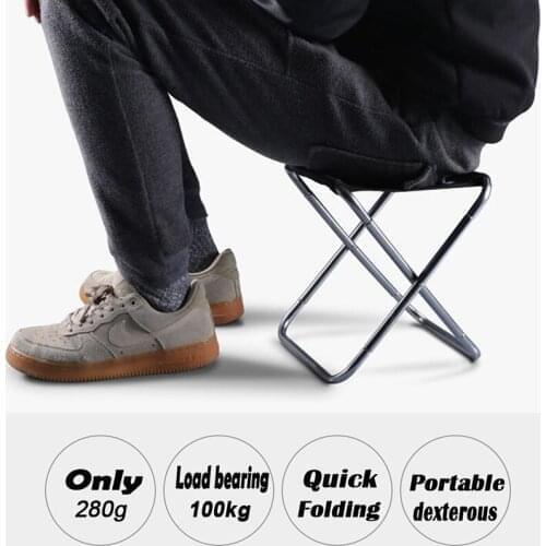 Travel Chair Stool Bench Subway-Train Folding Mare Outdoor Ultra-Light Portable