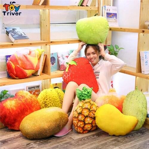 Toy Triver Plush Fruits And Vegetables