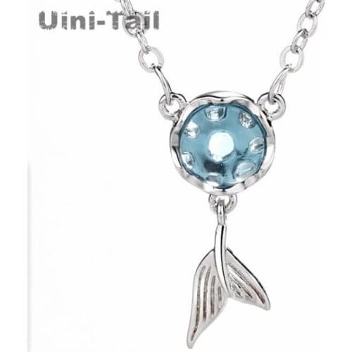 Uini-Tail Hot Sale New 925 Sterling Silver Mermaid Foam Fishtail Korean Minimalist Design Fashion Trend Sweet High Quality ED686